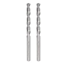 2pcs 3mm Solid Carbide Left Hand Spiral Flutes Twist Drill Bit for Alloy Metal