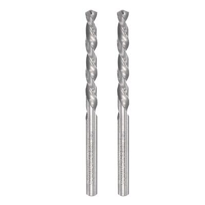 2pcs 3mm Solid Carbide Left Hand Spiral Flutes Twist Drill Bit for Alloy Metal