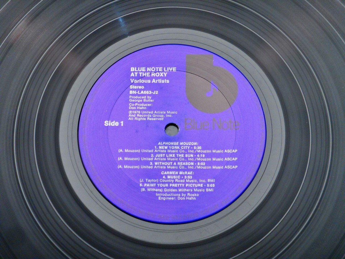 ♫ Blue Note Live at the Roxy ♫ 1976 Blue Note Records Dbl