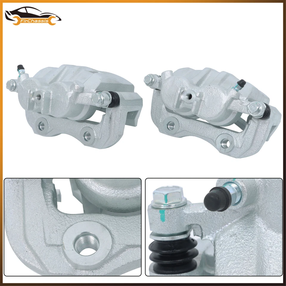 2x Front Sides Disc Brake Caliper w/ Bracket for Nissan Pathfinder Infiniti QX4 Foto 2 de 4