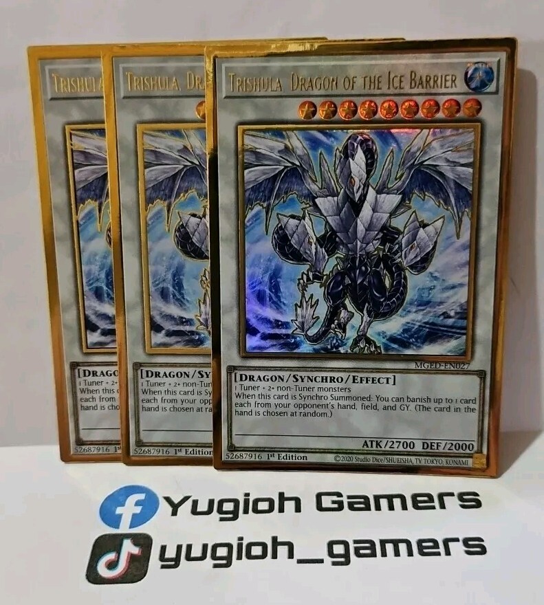 trishula yugioh card Terror of - GFTP-EN127 Ultra Rare You can reveal and banish 3 cards (1 from your Deck Yugioh Card "Trishula, Dragon of