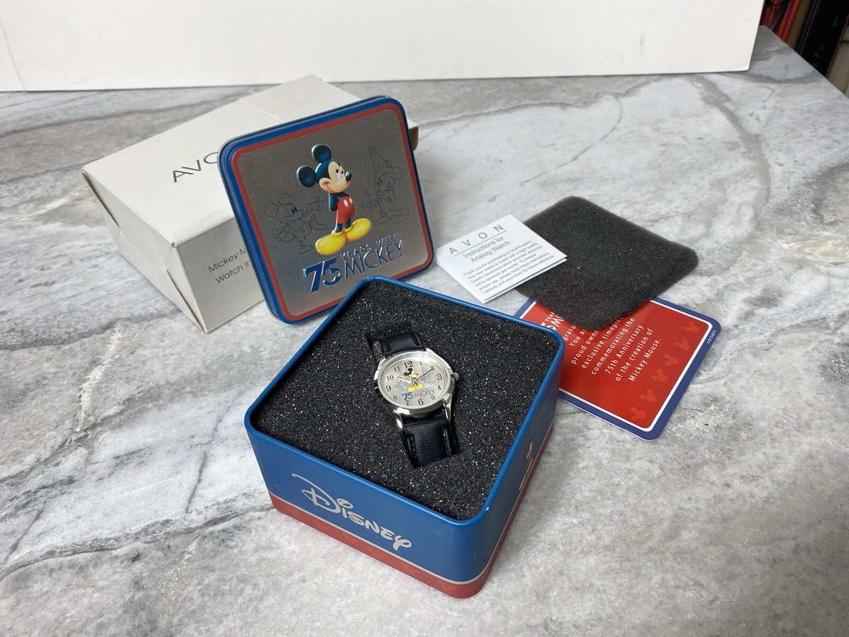 Vintage Avon Disney 75 Years With Mickey Mouse 75th Anniversary Watch in Collect ?media_id=3670127259785794 main image 2