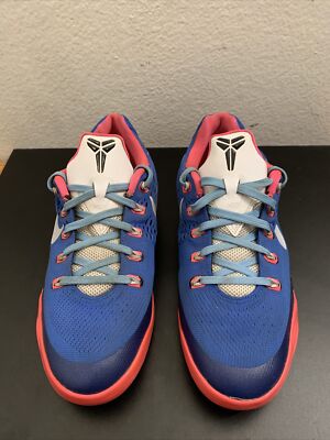 Nike Kobe 9 IX Low Blue Hyper Pink Basketball Shoes 653593-600