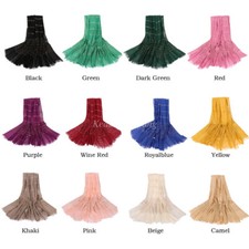 Muslim Women Long Scarf Arab Cotton Shawl Wrap Hijab Head Stole Scarves 200 75cm