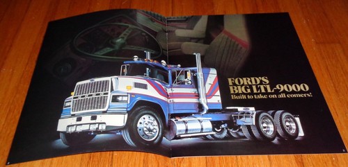 Original 1983 Ford LTL-9000 Semi Truck Sales Brochure Catalog - Picture 2 of 2