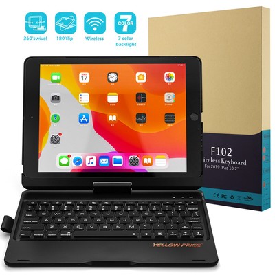 iPad Keyboard Case for Apple iPad 11-inch 2018-1st. Generation Folio Cover Black