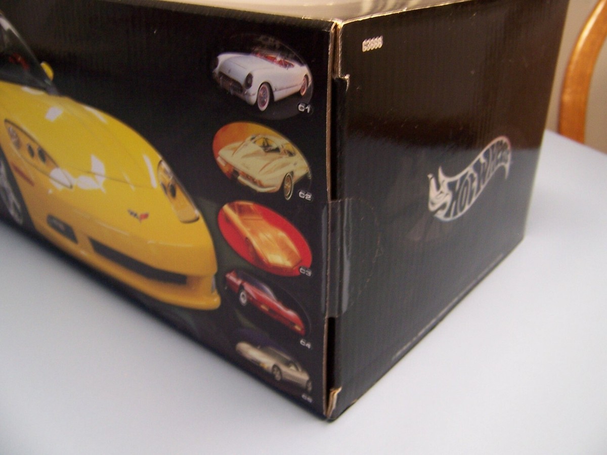 HOT WHEELS C6 CORVETTE LIMITED EDITION 1 OF 8500 RARE 1/18 NIB | eBay