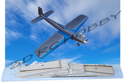 Super Kaos 58'' Wingspan R/C Airplane Laser Cut Balsa & Ply Short Kit
