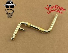 Vintage Lowrider One Piece Crank 3 1/2" Gold BMX MTB Road CRUISER BICYCLE.