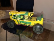 Vintage MARX 5 Tin Lithograph WIND UP Tractor For parts