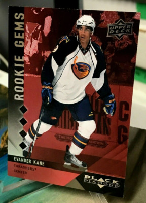 EVANDER KANE RC #22/100 UD BD RUBY QUAD #219 EXCLUSIVES ROOKIE GEMS 2009 OILERS