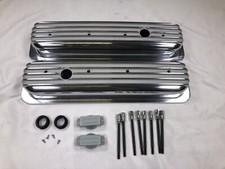 1987-97 Chevy 5.0l 5.7l Tall Polished Aluminum Center Bolt Valve Covers 350 1987-97 Chevy 5.0l 5.7l Tall Polished Aluminum Center Bolt Valve Covers 350