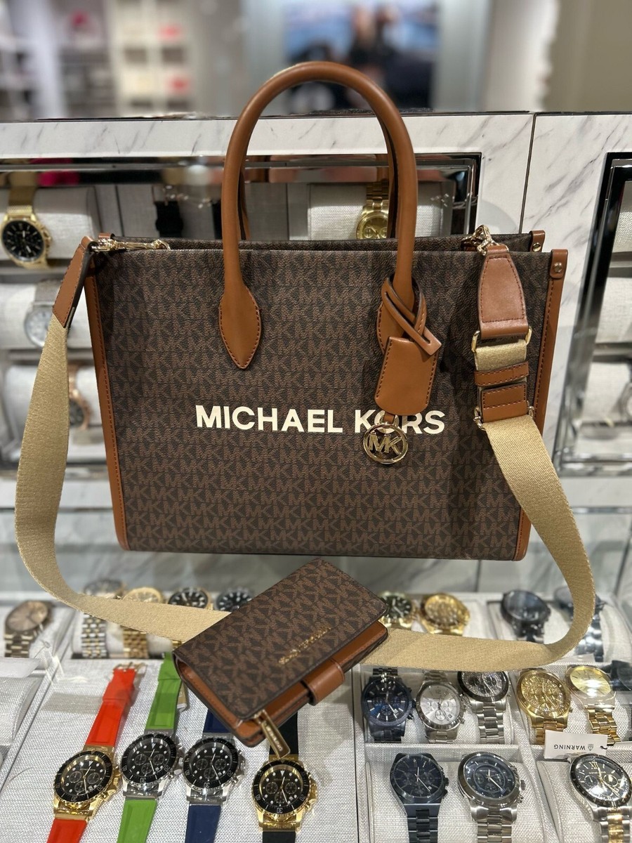 Michael Kors Mirella Women MD Crossbody Tote Bag + Bifold