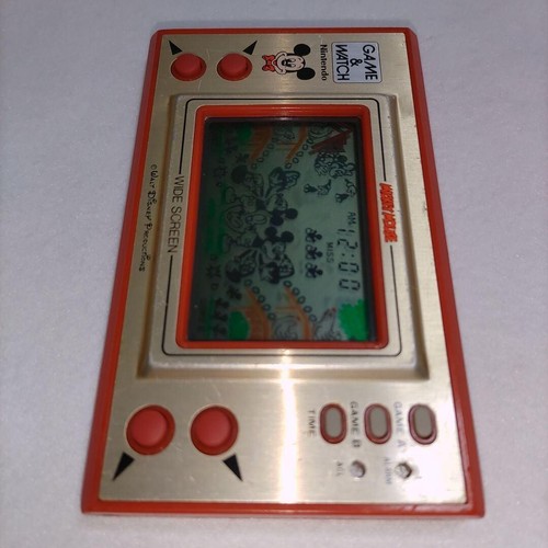 Nintendo Game & Watch Mickey Mouse Egg MC-25 Handheld Wide Screen Retro 1981 - Picture 4 of 9