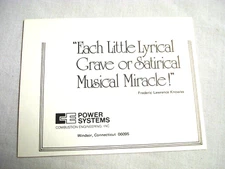 1976 Ad Combustion Engineering, Inc. Power Systems, Windsor Ct.