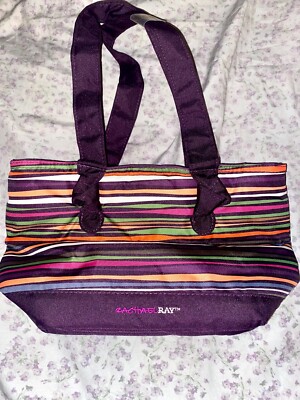 Brand New Rachel Ray Small Canvas Thermal insulated Lunch zip tote
