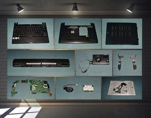 Ersatzteile - Asus Eee PC X101H - z.b. Tastatur / Rückseite / Abdeckung / Akku