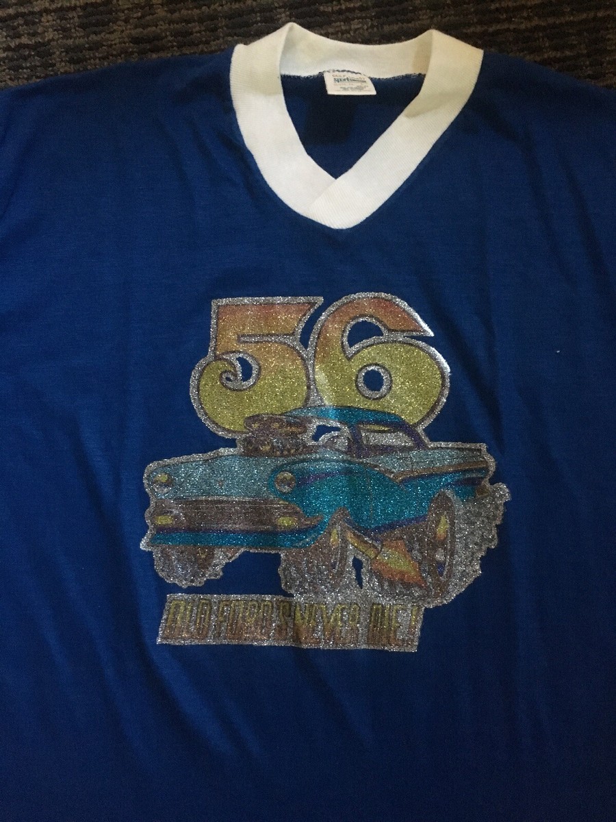 VINTAGE 70S 80S GULF COAST RINGER TSHIRT BLUE SZ L 42-44 VINTAGE 70S 80S GULF COAST RINGER TSHIRT BLUE SZ L 42-44