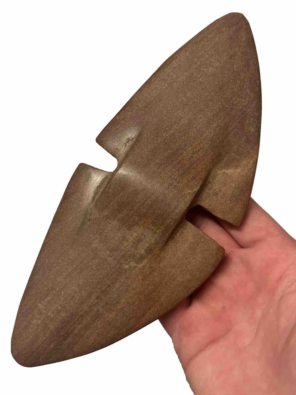 8 1/4” Very Large Winged Bannerstone, Indian Artifact, Arrowheads eBay