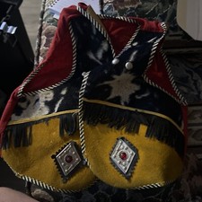 Vintage Child WESTERN Leather Suede Cowboy Costume VEST