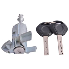 Fit For BMW X5 E53 Left Driver Door Lock Cylinder Barrel Assembly W/ 2 Keys