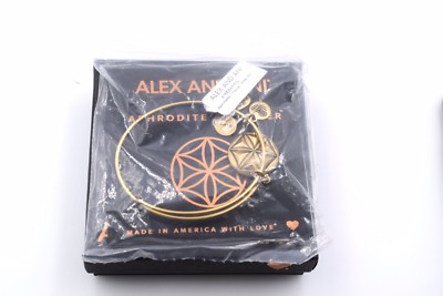 New ALEX AND ANI Aphrodite's Flower Charm Bracelet Adjustable Bangle Retired