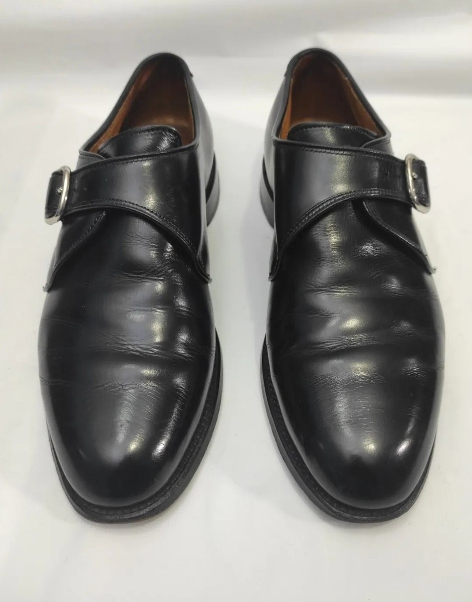 靴 Allen Edmonds 2405 Garner Monk strap Allen Edmonds Garner Single Monk Strap Black Leather Men's