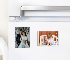 Personalised photo fridge magnets