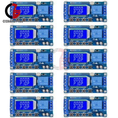 6-30V Micro USB Relay Module Delay Trigger Cycle Timer Time Circuit LCD display