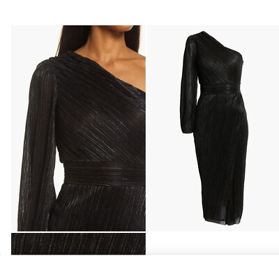 saylor alora one shoulder dress REVOLVE- SAYLOR- Alora Plisse One Shoulder