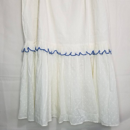Neu mit Etikett mit MANGEL Farm Rio Midikleid cremeweiß Struktur Gr. S Puffärmel gesmokt - Bild 6 von 21