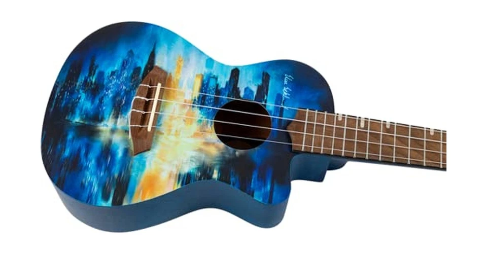 Flight Ukuleles, 4-String Ukulele, Blue-Multi, Concert (AUC City) - Image 3 of 4
