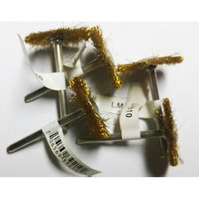 5 Pack SE Round Wire Brush Polishing Wheels 1 Inch 1/8 Shank LMB10