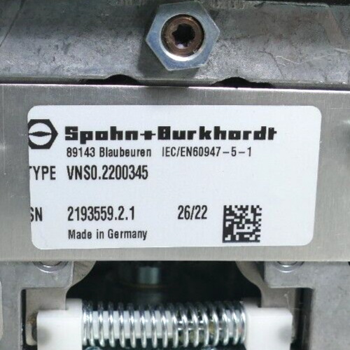 Spohn + Burkhardt Metall- Joystick VNS0.2200345 + Absolutwertgeber