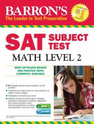 Barron's SAT Subject Test: Math Level 2 with CD-ROM, Ku M.A., Richard, Very Good
