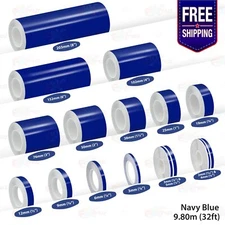 NAVY BLUE PIN STRIPE Car Model Motorcycle Decal Adhesive TAPE Vinyl Sticker