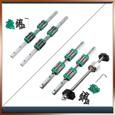 HGR20 Linearführung 200-2000mm Guide Rail+SFU1605 Kugelumlaufspindel Ballscrew