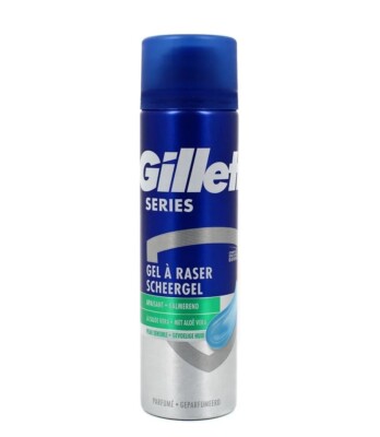 29,92 /L- 3x Gillette Series Rasiergel Beruhigend Sensitive Skin Aloe Vera-200ml