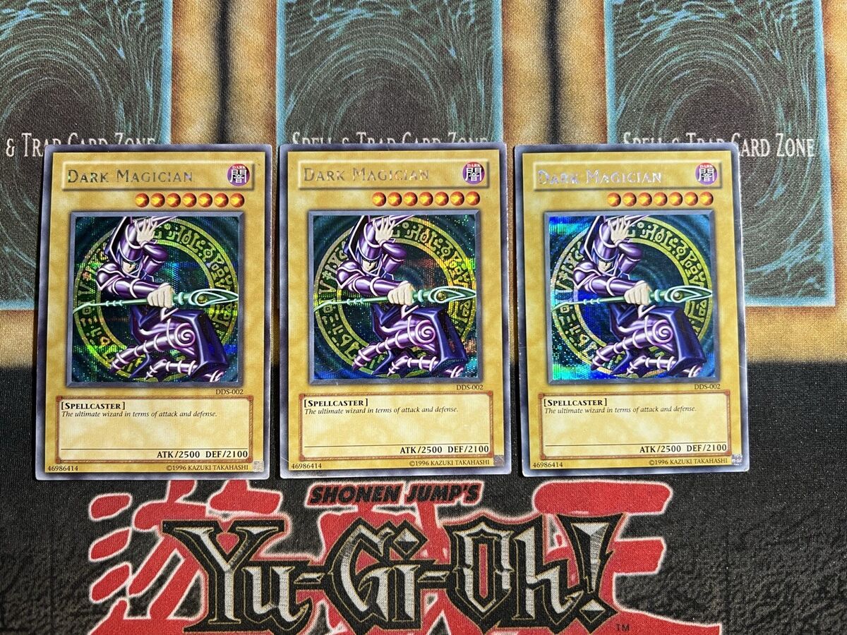 Yugioh x1 Dark Magician DDS-002 Secret Rare Dark Duel Yugioh x1 Dark Magician DDS-002 Secret Rare Dark Duel