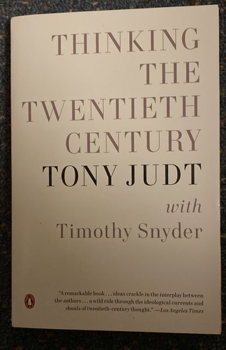 Thinking the Twentieth Century by Tony Judt (2013, Trade Paperback)
