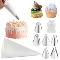 Spritzbeutel Mit TüLlen 6 SpritztüLlen Set Spritzbeutel Wiederverwendbar 31CM