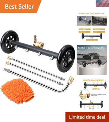 #ad 2 in 1 Undercarriage Pressure Washer Attachment 16quot; Power Washer Undercarria... $71.99