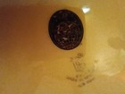 5 Cico China Dinner Plates. 4 Blue, Gold Borders, Floral Centers + 1 Other Plate — photo 5