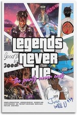 Juice Wrld Poster All Albums Cover Poster Canvas (30x45cm)