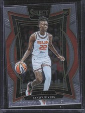 2025 Panini Select WNBA Connecticut Sun #52 Saniya Rivers Rookie Card