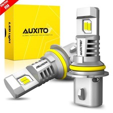 Auxito 9007 Hb5 Led Headlight High Low Beam Bulbs Kit 6000k White Super Bright