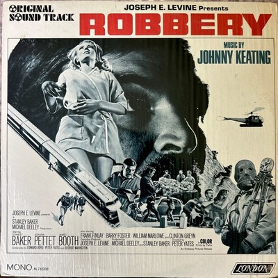 ROBBERY LONDON SOUNDTRACK LP MONO JOSEPH LEVINE JOHNNY KEATING NM SHRINK