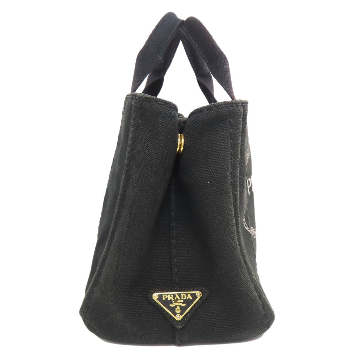 PRADA Canapa Mini 2WAY Handbag Canvas Ladies Used from japan thumbnail 3