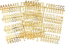 3/4 Inch Letters for Felt Letter Boards, 294 Pieces Including Characters, Number