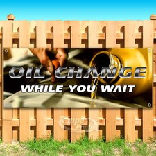 OIL CHANGE Advertising Car Mechanic Vehicle Vinyl Banner Flag Sign USA SB10708